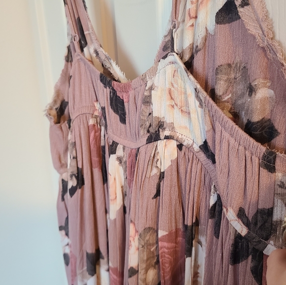 Baevely large mauve floral maxi dress - Picture 6 of 9